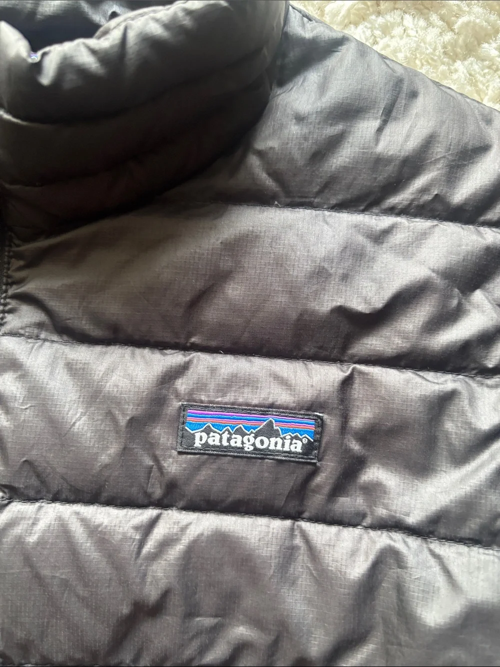 Patagonia Black Quilted Puffer Jacket